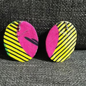 African print earrings